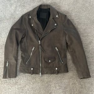 Brand new with tag All Saints Milo Biker lamb leather jacket.